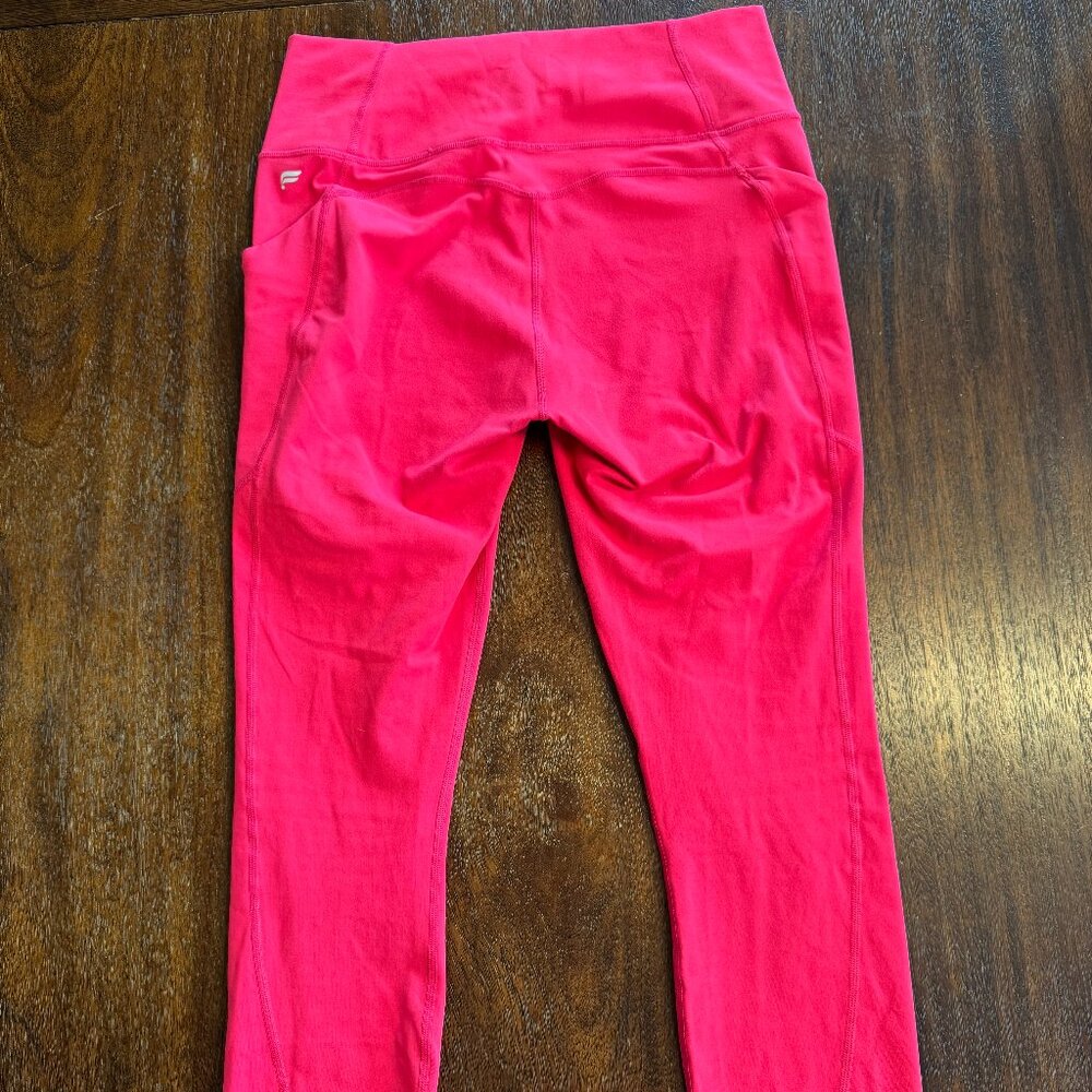 Oasis PureLuxe High-Waisted 7/8 Legging, Medium , Pink Raspberry